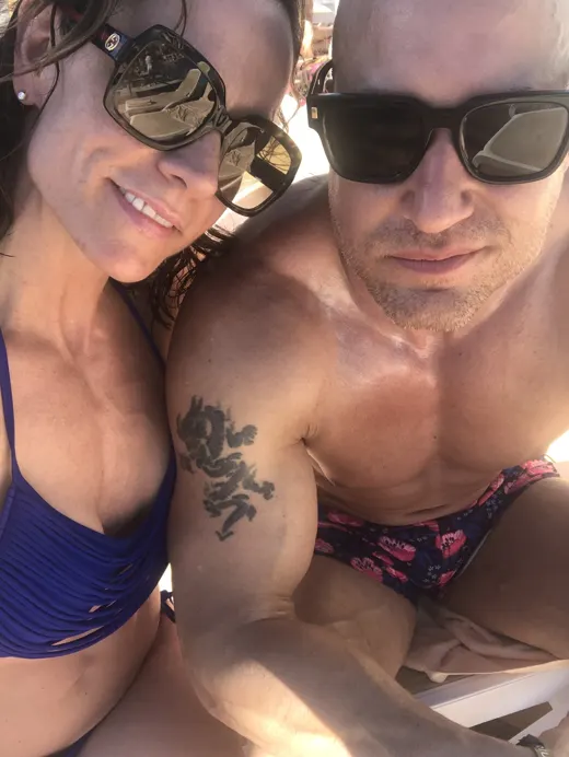Customer photo from Kyle P. review of Make Waves Black Trunks - 3"
