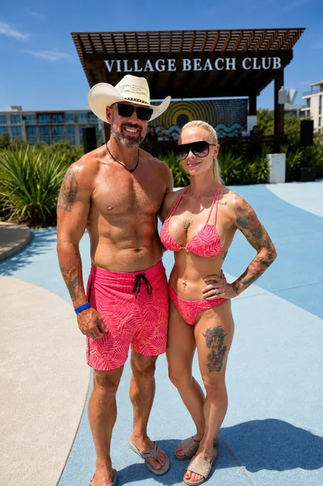 Customer photo from Tyler J. review of Faded Leaf Bikini Top - Cali