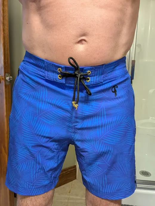 Customer photo from Kenneth W. wearing Hyper Fern - Azure 7"