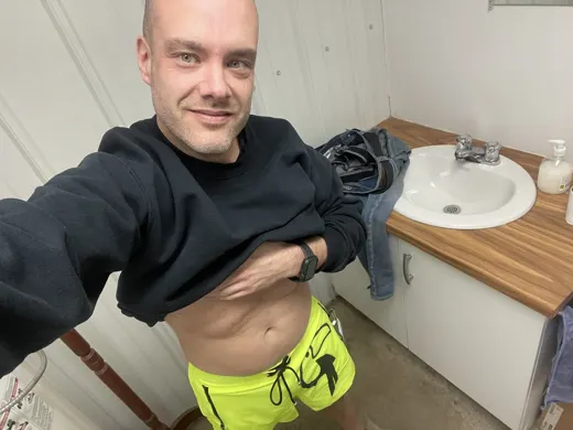 Customer photo from Jonathan B. review of Fluro Yellow Tucann Swim Shorts - 3"
