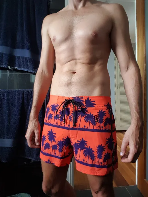 Customer photo from Andrew S. wearing Black Palm Orange - 3"