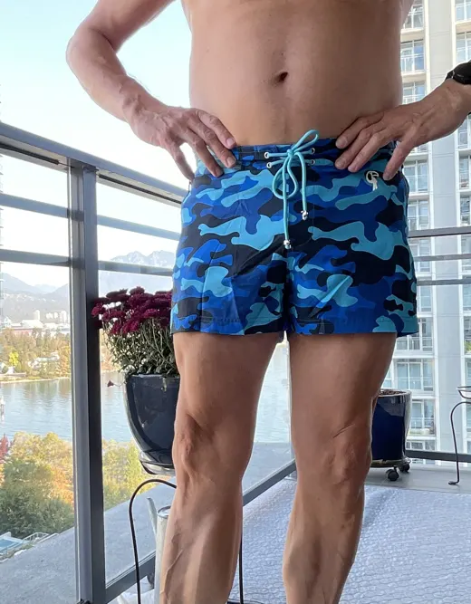 Customer photo from Patrick C. wearing Blue Camo - 3"