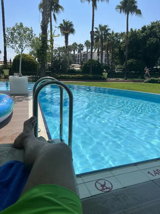 Customer photo from Lasse H. review of Faded Citron Swim Shorts
