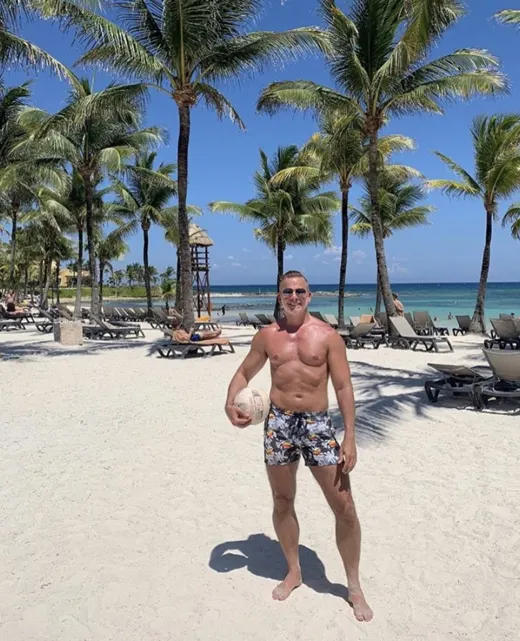 Customer photo from Brandon G. review of Black and Yellow Tucann Swim Shorts