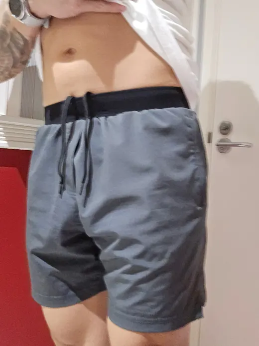 Customer photo from Simon C. review of Hybrid Active Shorts - Grey