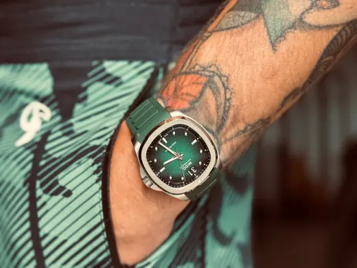 Customer photo from Stian K. review of Striped Green Camo - 5"