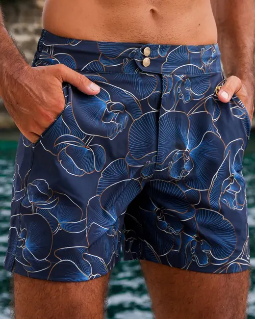 Customer photo from Dave H. review of Luxe Orchid Shorts - Monaco