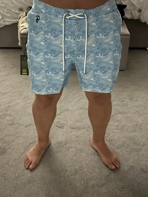 Customer photo from Scott W. wearing Make Waves Blue - 5"