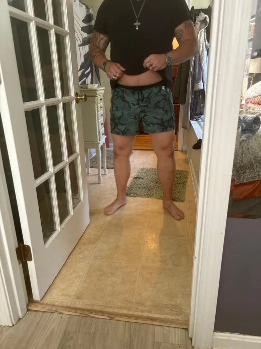 Customer photo from Jeff V. review of Striped Green Camo - 3"